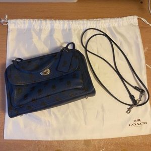 Navy Blue Hand/Shoulder Bag - COACH